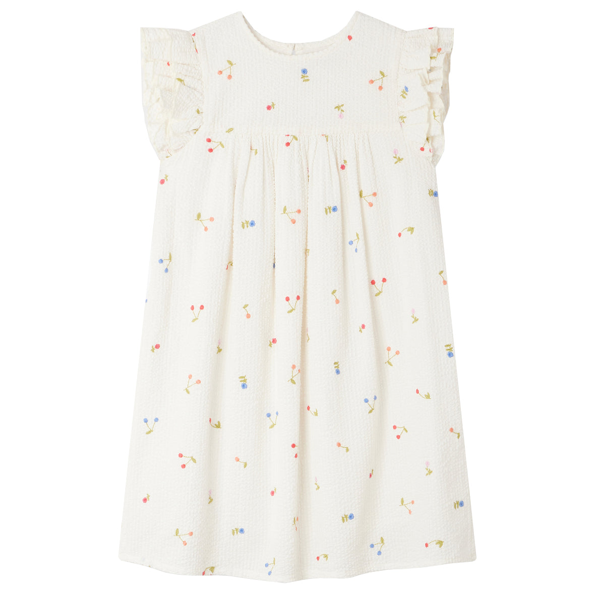 Kid-Girl-Florentine Cotton Dress-C04GDRW00001-002-|-Bonpoint