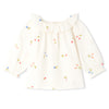 Dolci Cherries Cotton Baby Blouse