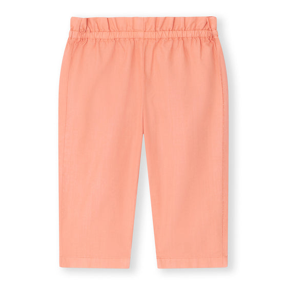 Luciole Apricot Cotton Baby Pants