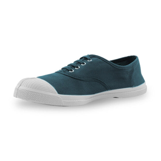 Womens -  Laces Tennis Shoes - Peacock