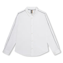  Contrast Piping Button Down Shirt
