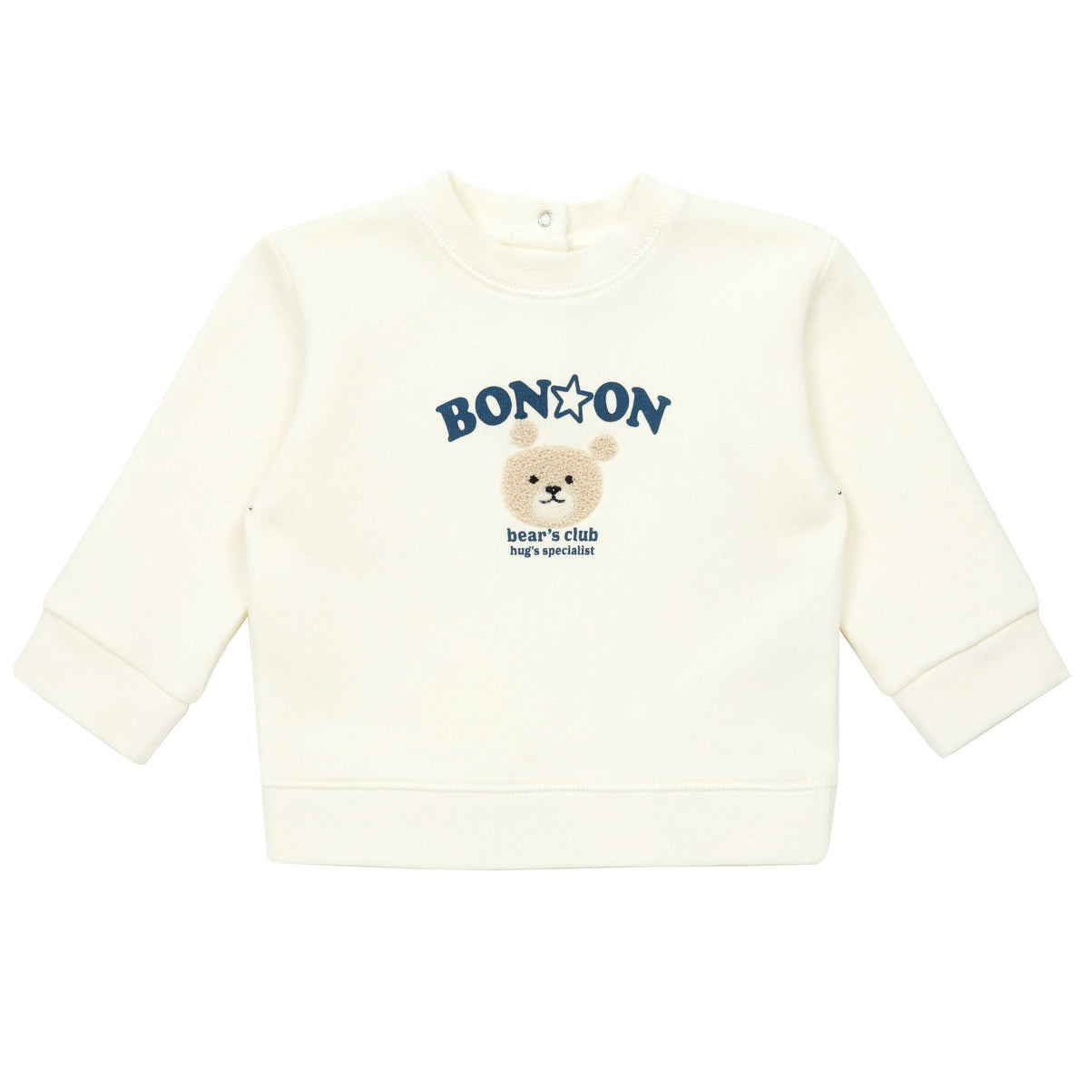 Baby-Boy-Bear Baby Sweatshirt-MJB130013A-U135-|-Bonton – A.T.L.R.