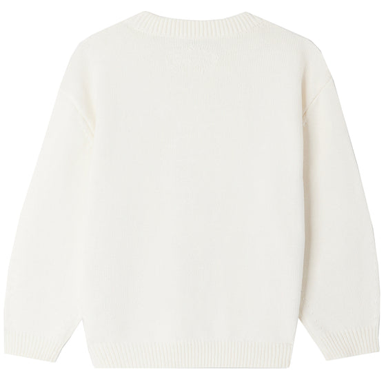 Anumati Paris-Go-Round Ecru Sweater