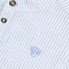 Azure Linen Striped Shirt