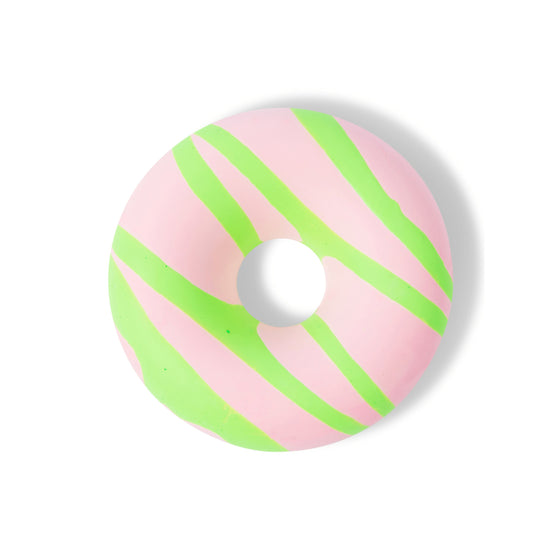 Donut Handmade Sidewalk Chalk - Drizzle Pink / Green