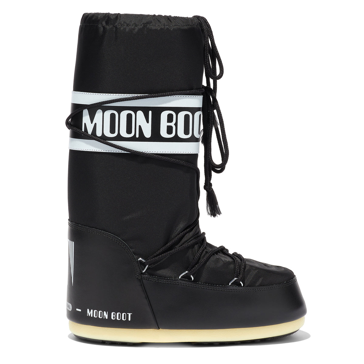 Kid-Girl-Icon Black Nylon Boots-14004400-001-|-Moon Boot