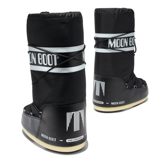 Icon Black Nylon Boots