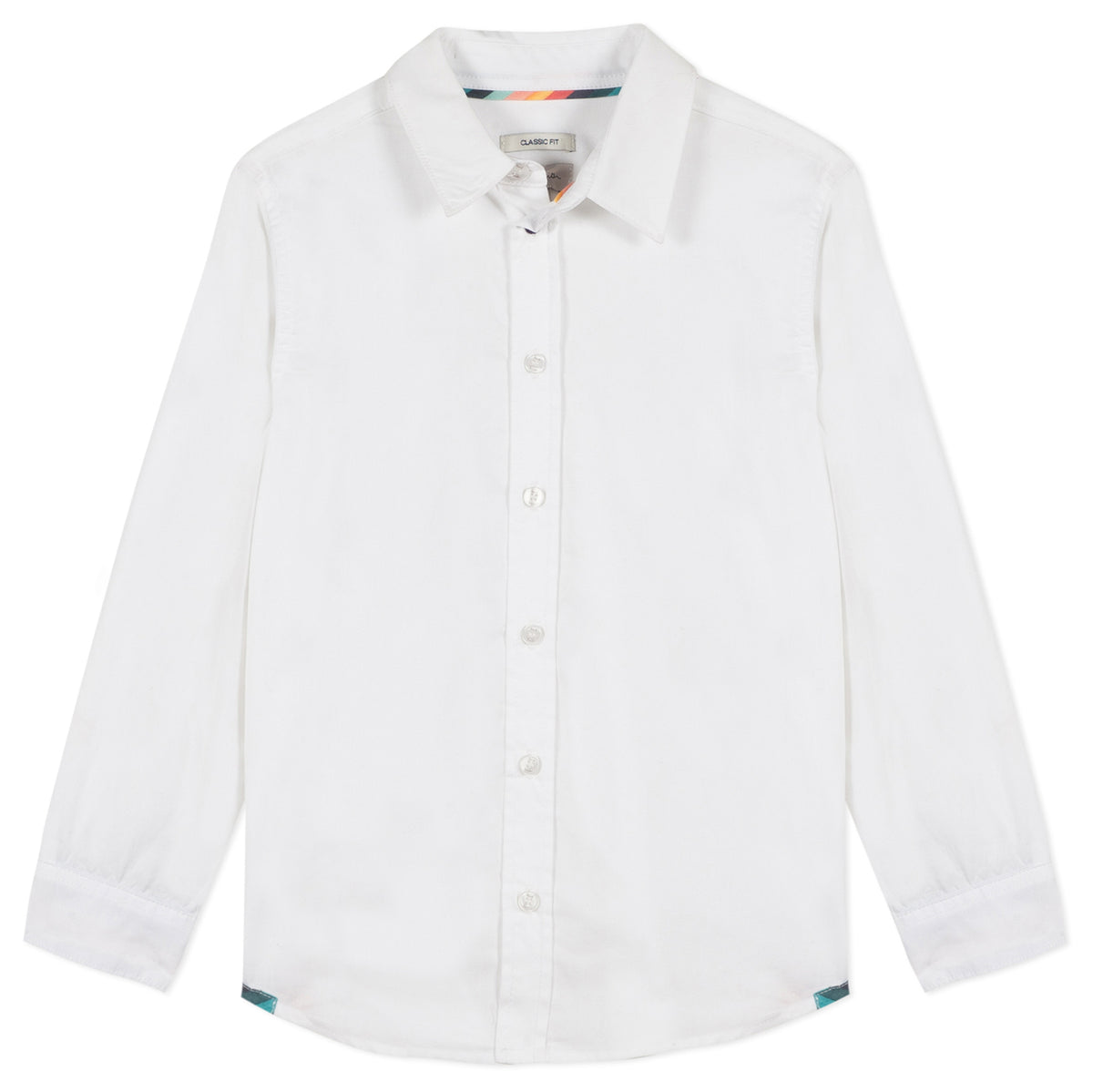 Kid Boy Oxford white shirt 5R12502-01 | Paul Smith Junior