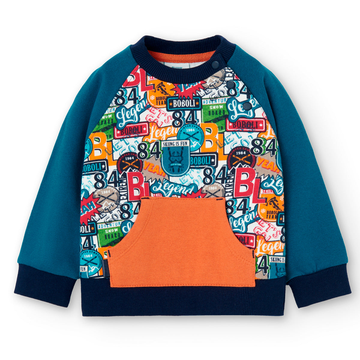 Baby-Boy-Fleece sweatshirt for baby boy-335023-9957