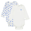 Foss 2-Pack Pearled Hearts Bodysuits  - FINAL SALE