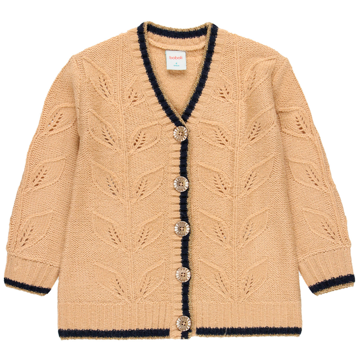 Kid-Girl-Knitwear jacket fantasy for | Paris – York A.T.L.R. girl-725150-7395-|-Boboli New
