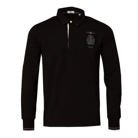 Jersey Rugby Polo - Black  - FINAL SALE