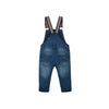 Patched denim overalls  - FINAL SALE