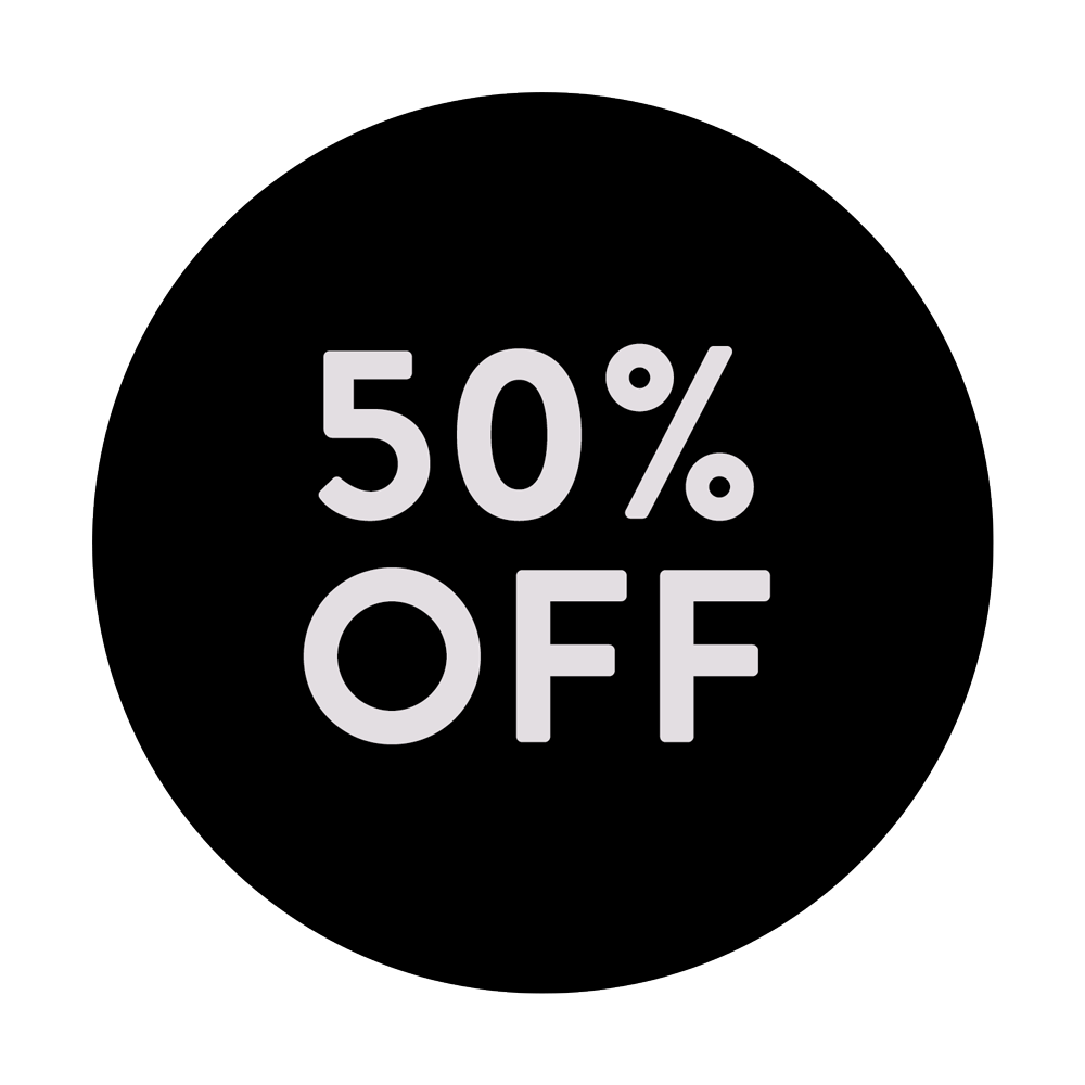  OUTLET - 50% OFF