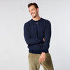 Jersey Knit Dark Blue Sweater  - FINAL SALE