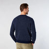 Jersey Knit Dark Blue Sweater