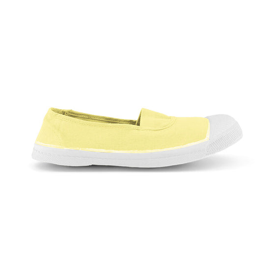 Womens - Elastic Tennis Shoes - Citron