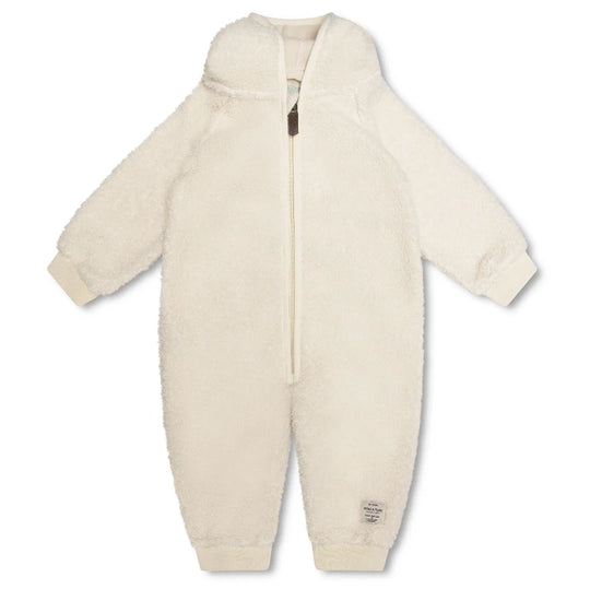 MINI A TURE MATADEL Teddyfleece Jumpsuit - Angora Cream