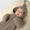 MATADEL Teddyfleece Jumpsuit - Grey Brown