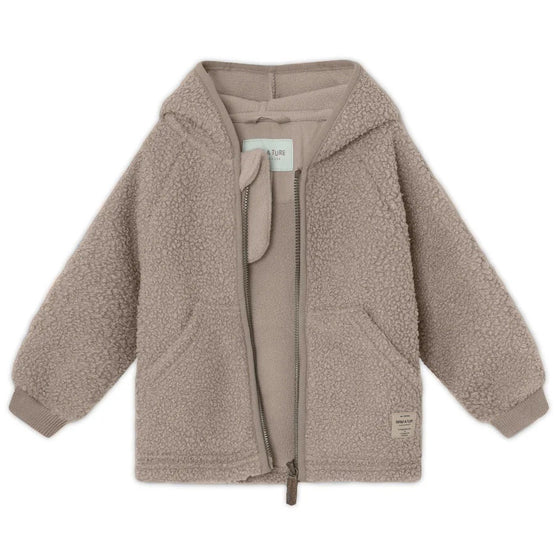 MATLIFF Teddyfleece Jacket - Grey Brown