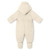 MINI A TURE MATFIANNA fleece lined winter pramsuit. GRS - ANGORA CREAM