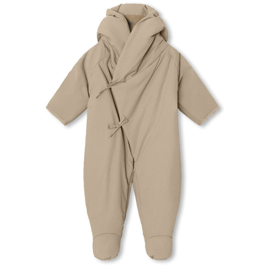MINI A TURE MATFIANNA fleece lined winter pramsuit - SAVANNAH TAN