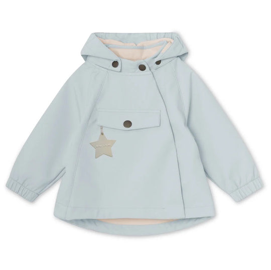 MINI A TURE MATWAI Spring Softshell Jacket. GRS - Pearl Blue