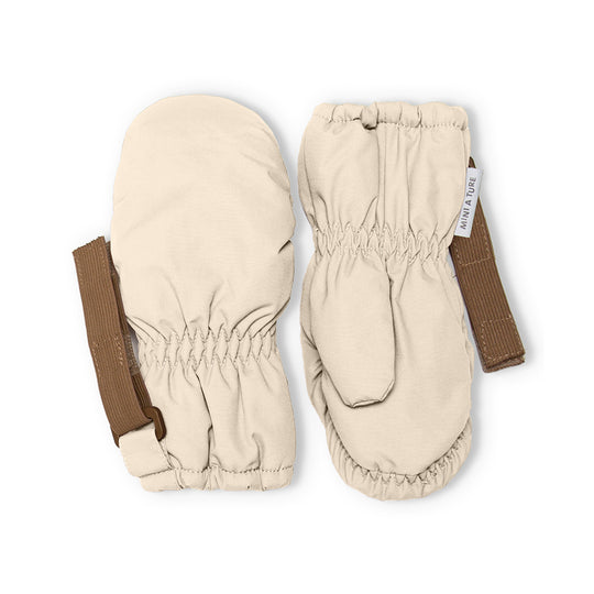MINI A TURE MATCORDT fleece lined mittens - ANGORA CREAM