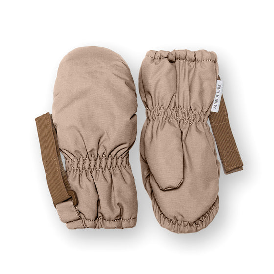 MINI A TURE MATCORDT fleece lined mittens - SAVANNAH TAN