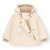MINI A TURE MATWANG fleece lined winter jacket. GRS - ANGORA CREAM