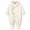 MINI A TURE MATFIANNA fleece lined winter pramsuit. GRS - ANGORA CREAM