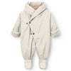 MINI A TURE MATFIANNA fleece lined winter pramsuit. GRS - ANGORA CREAM