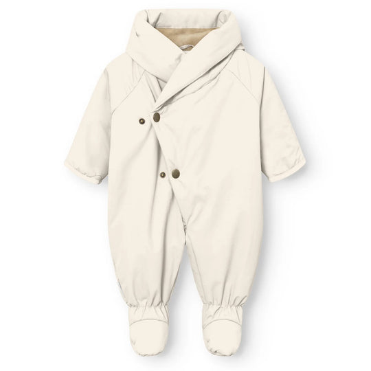 MINI A TURE MATFIANNA fleece lined winter pramsuit. GRS - ANGORA CREAM