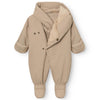 MINI A TURE MATFIANNA fleece lined winter pramsuit - SAVANNAH TAN