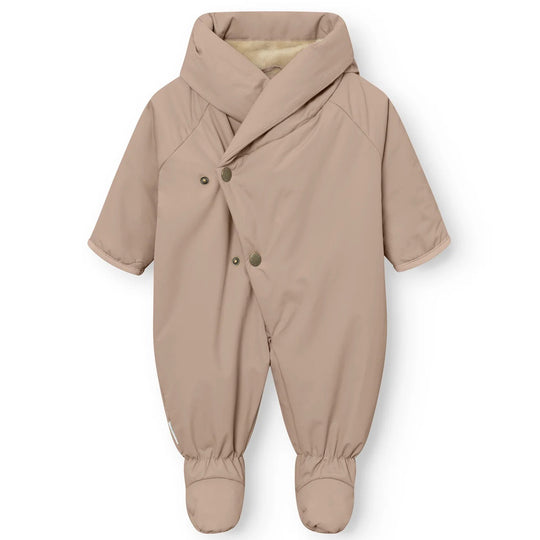 MINI A TURE MATFIANNA fleece lined winter pramsuit - SAVANNAH TAN