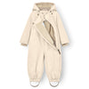 MINI A TURE MATWISTI fleece lined snowsuit. GRS - ANGORA CREAM
