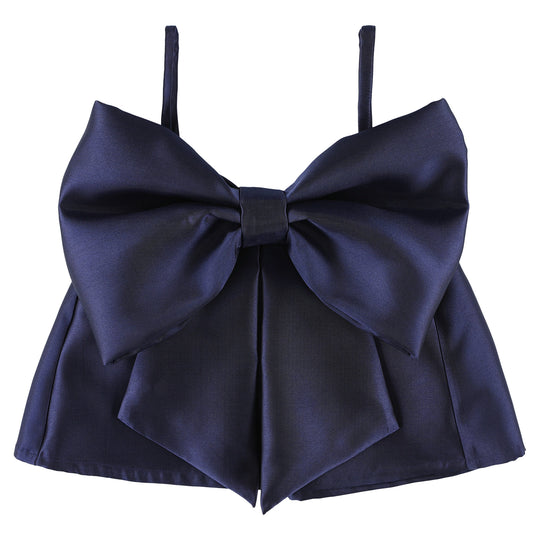 CAROLINE BOSMANS Big Bow Gloss Top