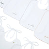 BONPOINT Embroidered Day Of The Week Bibs - Blanc