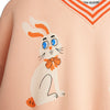 MINI RODINI Vintage Rabbits Sweat Set - Pink