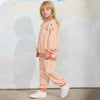 MINI RODINI Vintage Rabbits Sweat Set - Pink