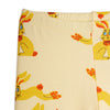MINI RODINI Vintage Rabbits Pajamas - Yellow