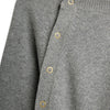 MINI RODINI Rabbit Ear Knit Jumpsuit - Grey Melange