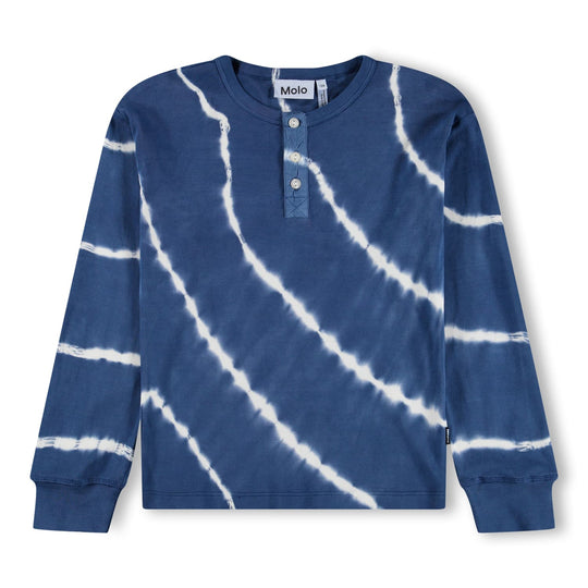 MOLO Riff Henley - Swell Blue Dye