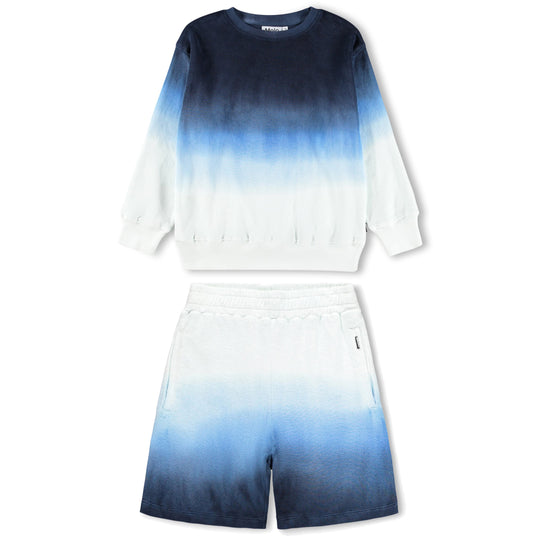MOLO Mattis Terry Shorts Set - Blue Dip