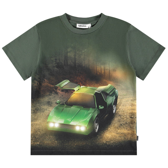 MOLO Riley Back to the DeLorean Green T-shirt