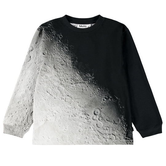 MOLO Rube Moon Fade Black T-shirt