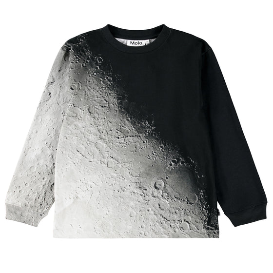 MOLO Rube Moon Fade Black T-shirt
