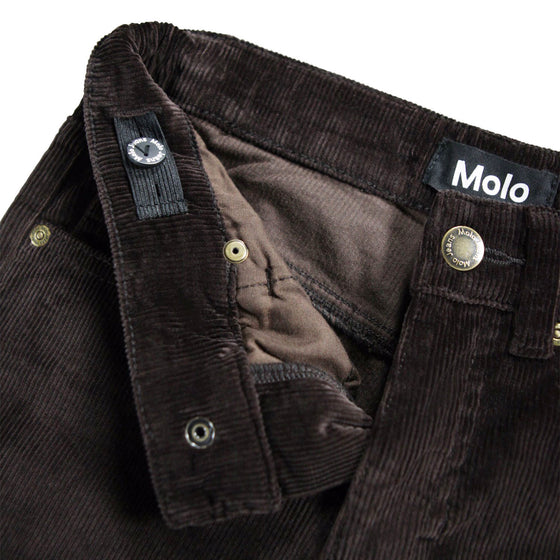 MOLO Andy Dark Cocoa Slim Corduroy Pants