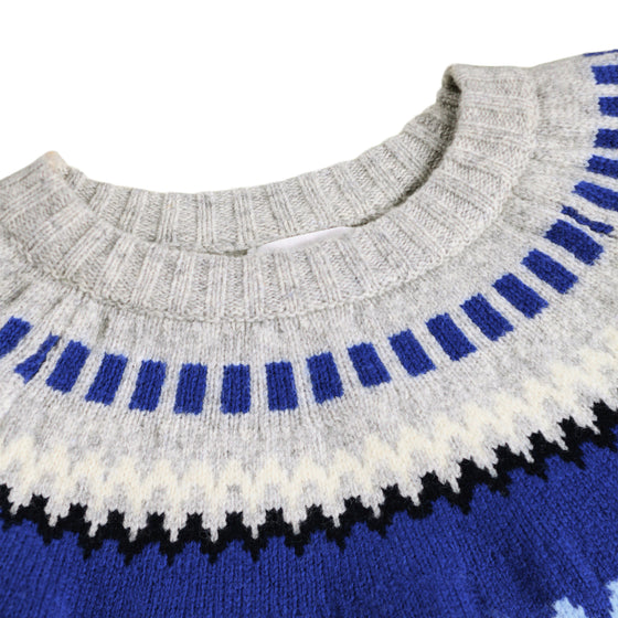 MOLO Baes Nordic Blue Sweater