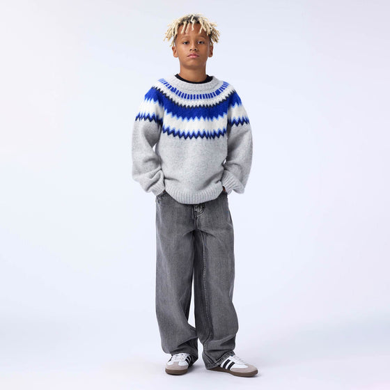 MOLO Baes Nordic Blue Sweater